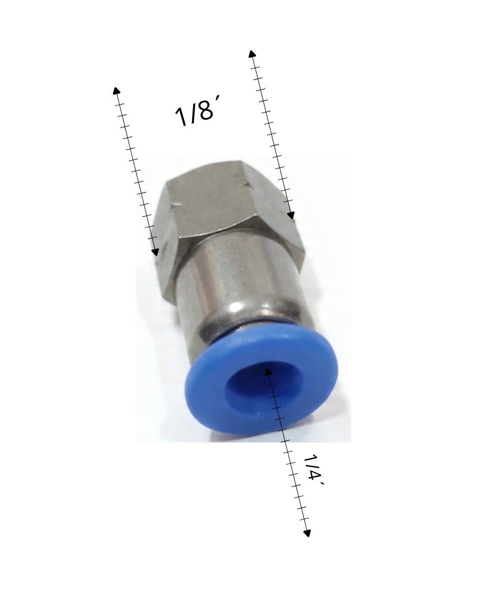 Hembra para manómetro de 1-4 - Imagen 5