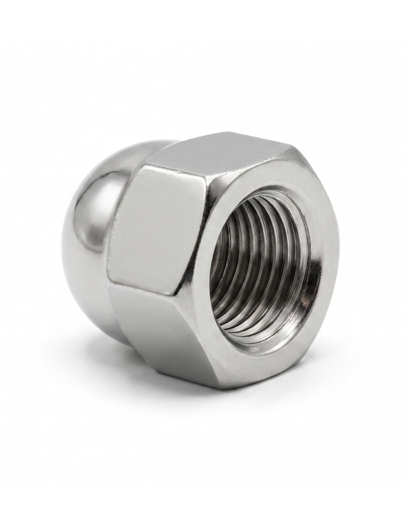 Tuerca Ciega de Acero Inoxidable de 1/2"